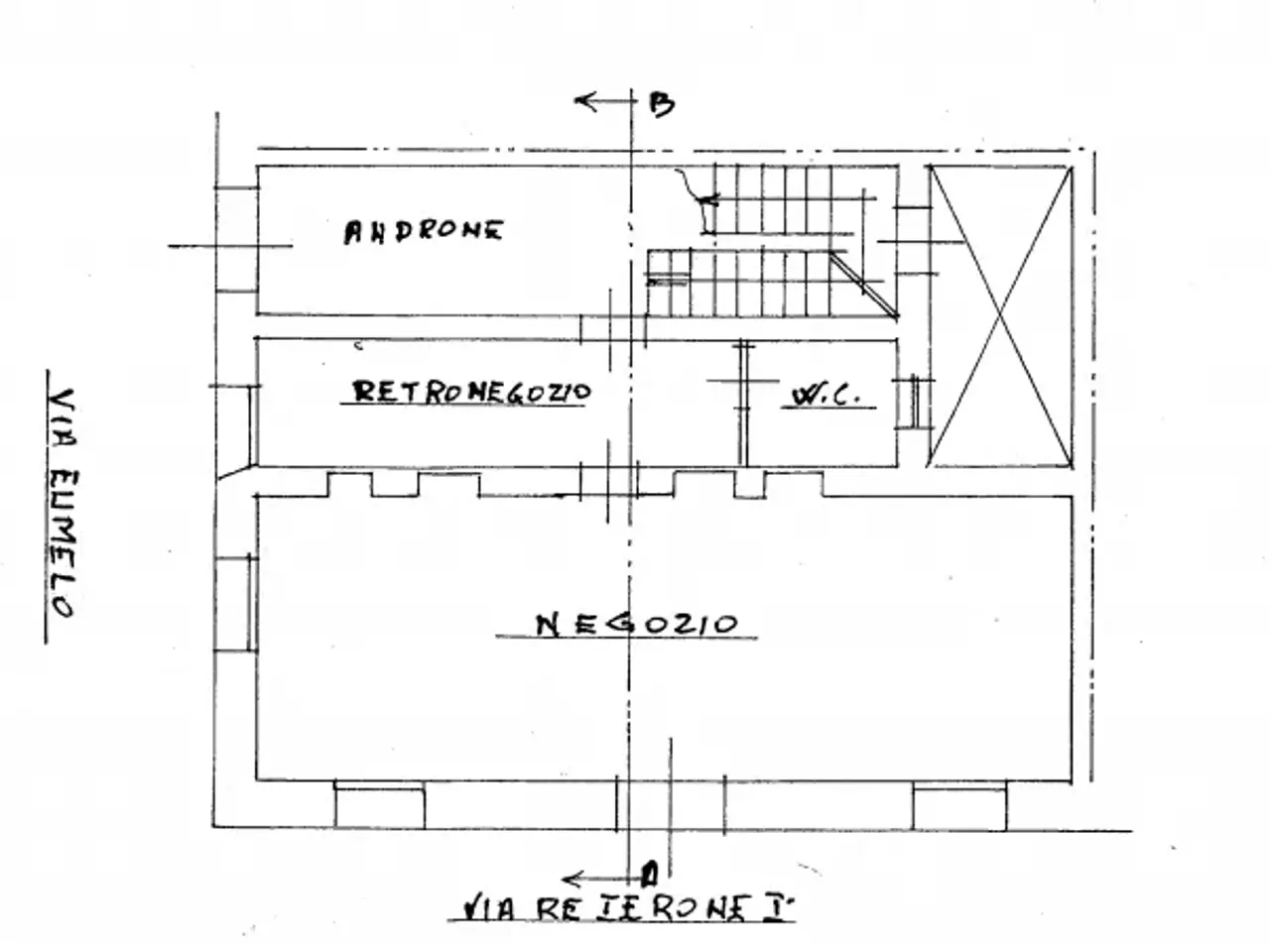 Negozio in Via Ierone I l'Etneo 86, Siracusa, {3} - Planimetria 1