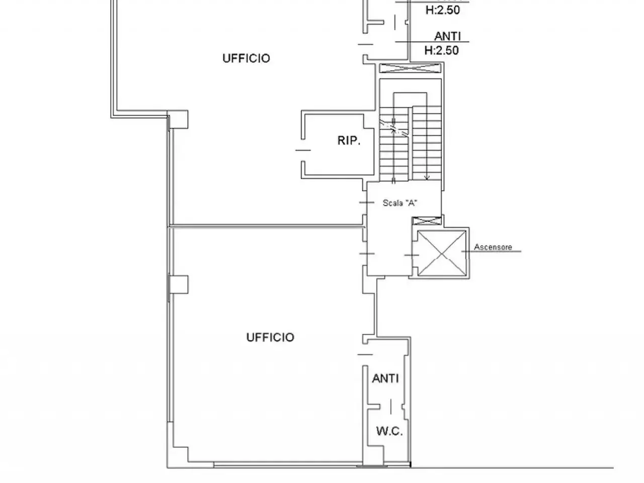 Ufficio in Via Belgio, Padova, {3} - Planimetria 1