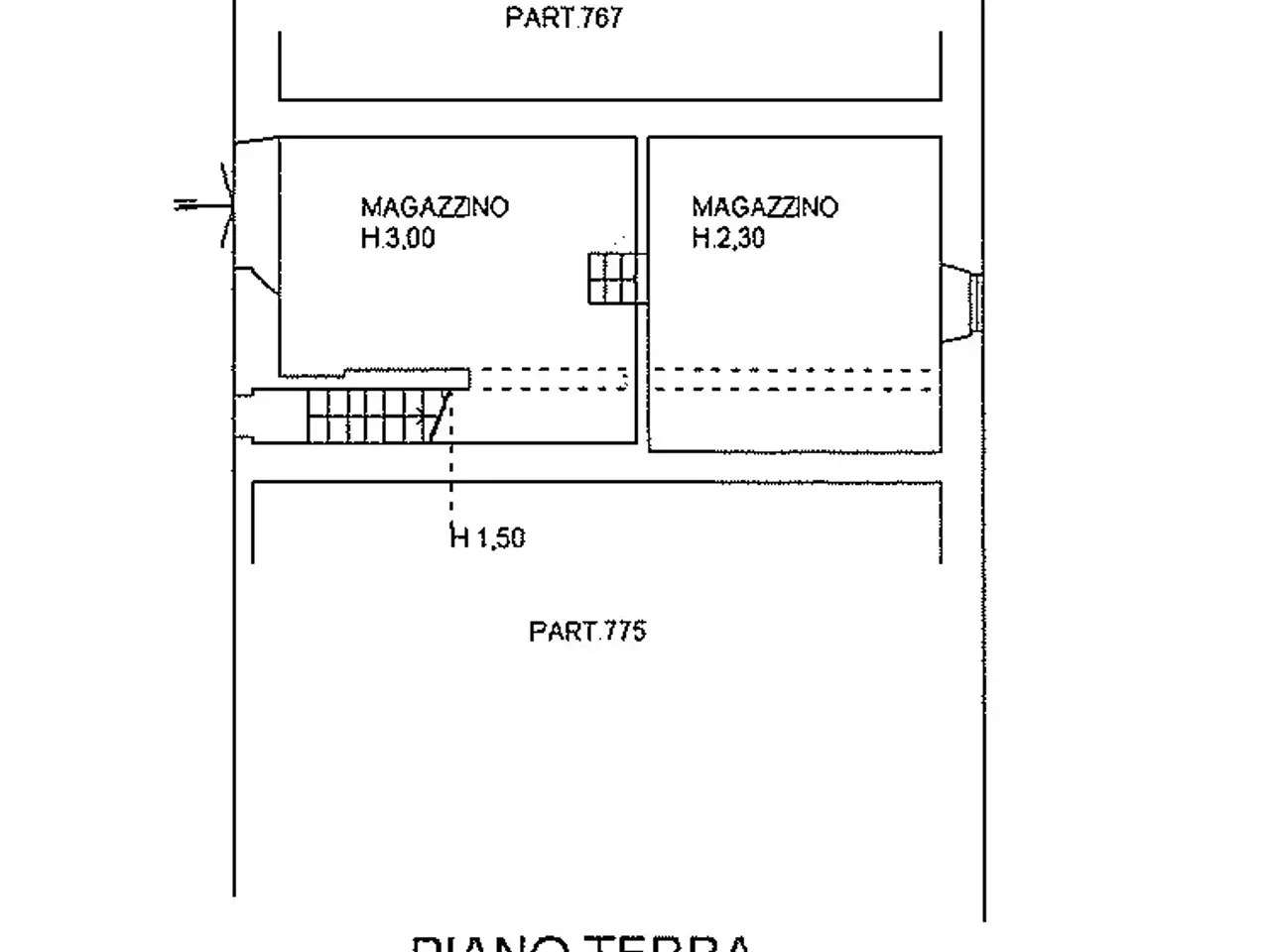 Magazzino in , Poggibonsi, {3} - Planimetria 1