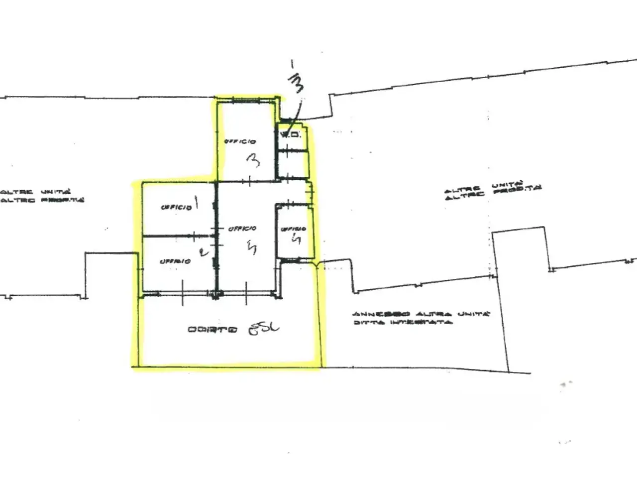 Ufficio in , Santa Croce Sull'Arno, {3} - Planimetria 1