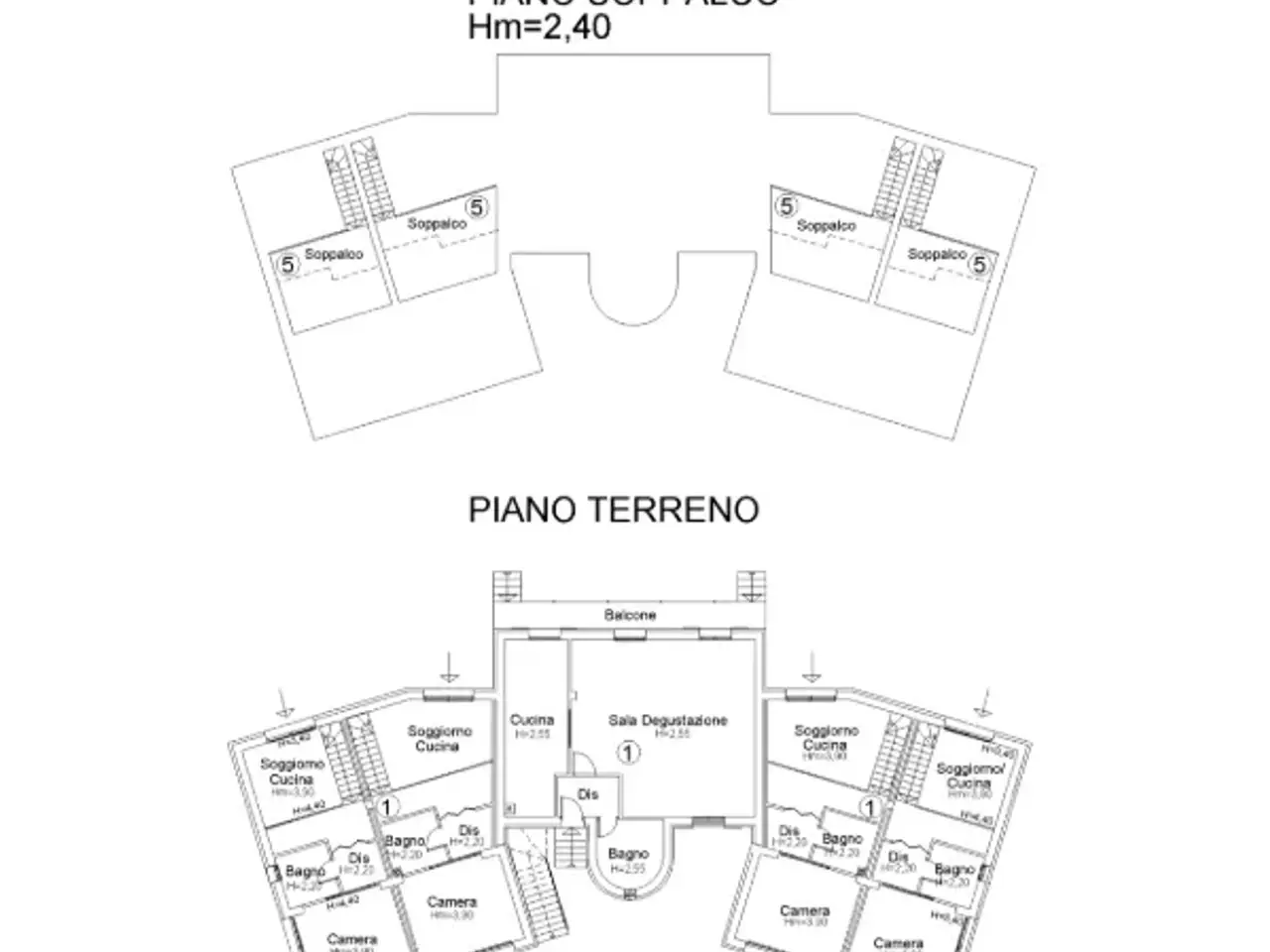 Agriturismo in Località Bavè Snc, Alta Valle Intelvi, {3} - Planimetria 1
