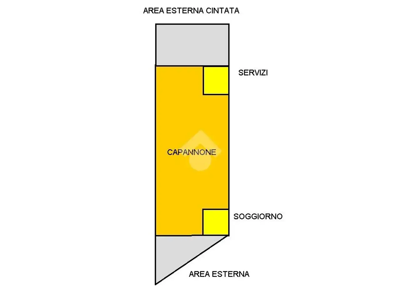 Capannone in Via delle Groane 43, Garbagnate Milanese, {3} - Planimetria 1