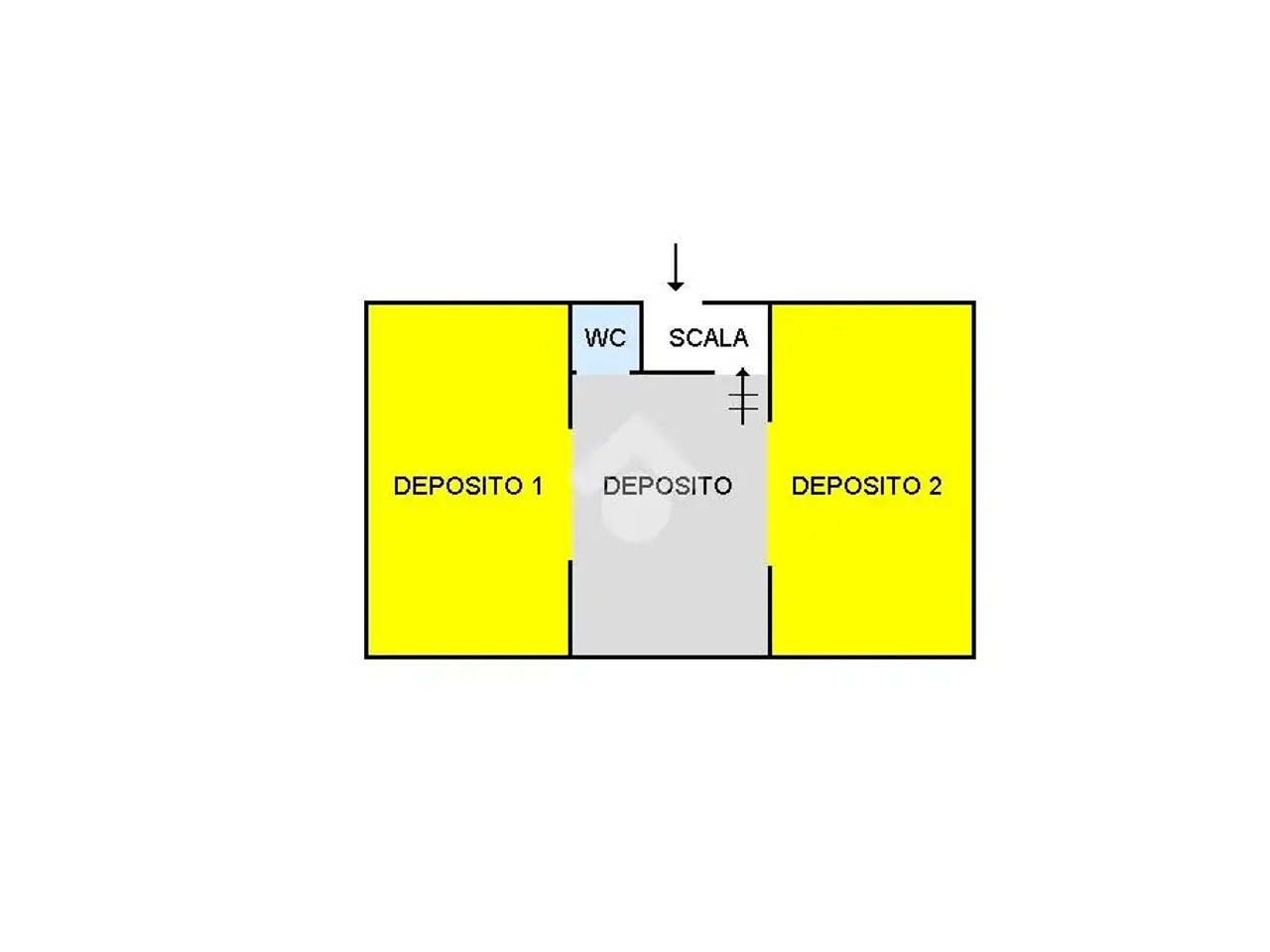 Magazzino in Corso Vittorio Emanuele 619, Napoli, {3} - Planimetria 1