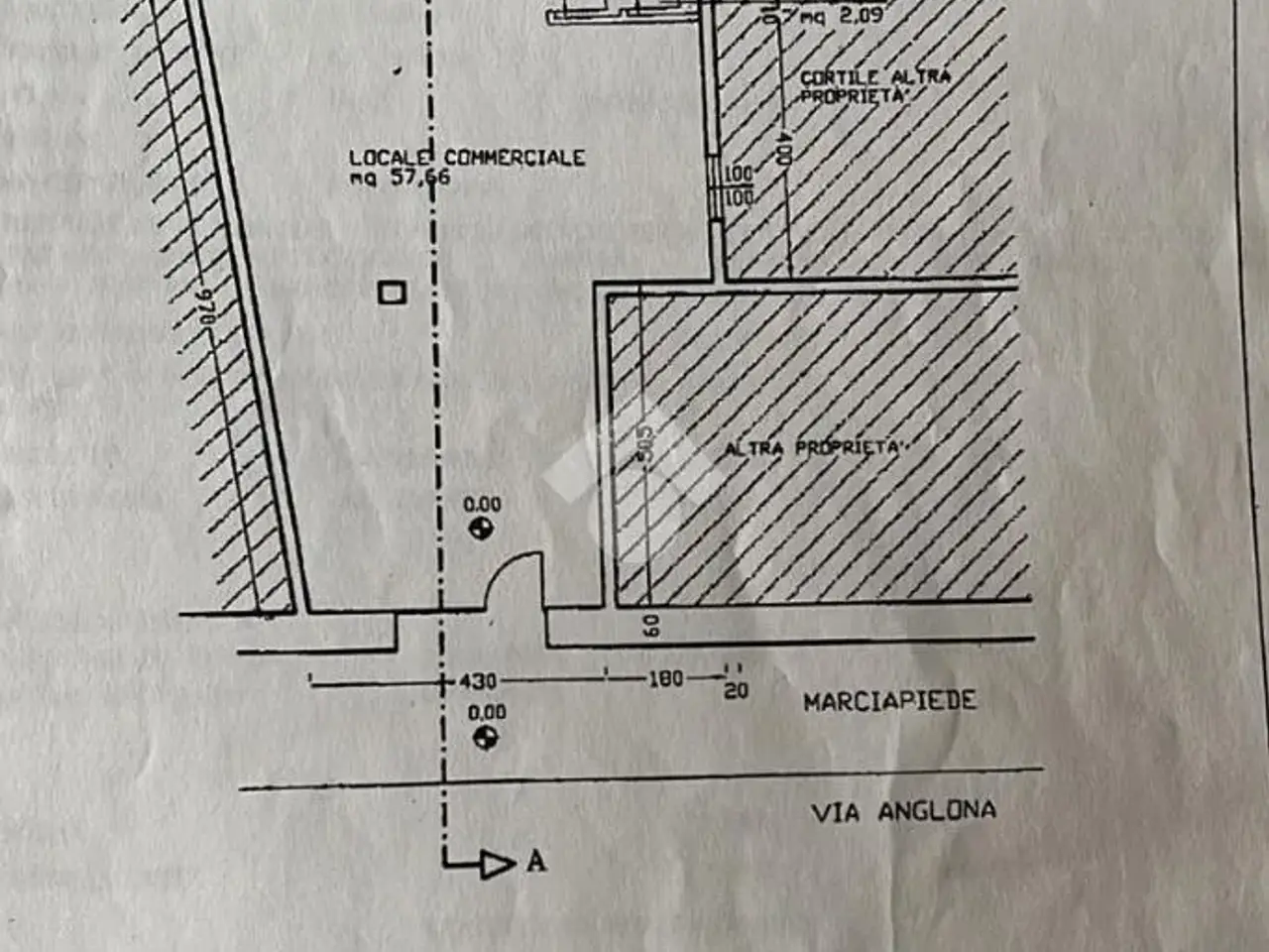 Negozio in Via Anglona 10, Cagliari, {3} - Planimetria 1