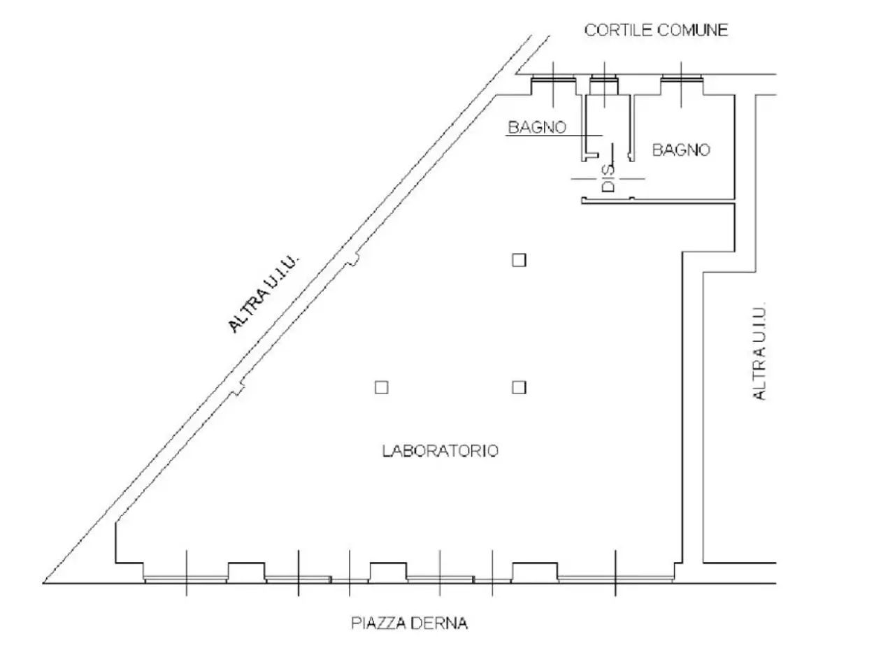 Laboratorio in Piazza Derna 231, Torino, {3} - Planimetria 1
