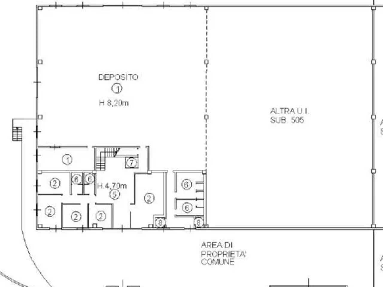 Capannone in Via dell'Artigianato 25, Sesto Calende, {3} - Planimetria 1