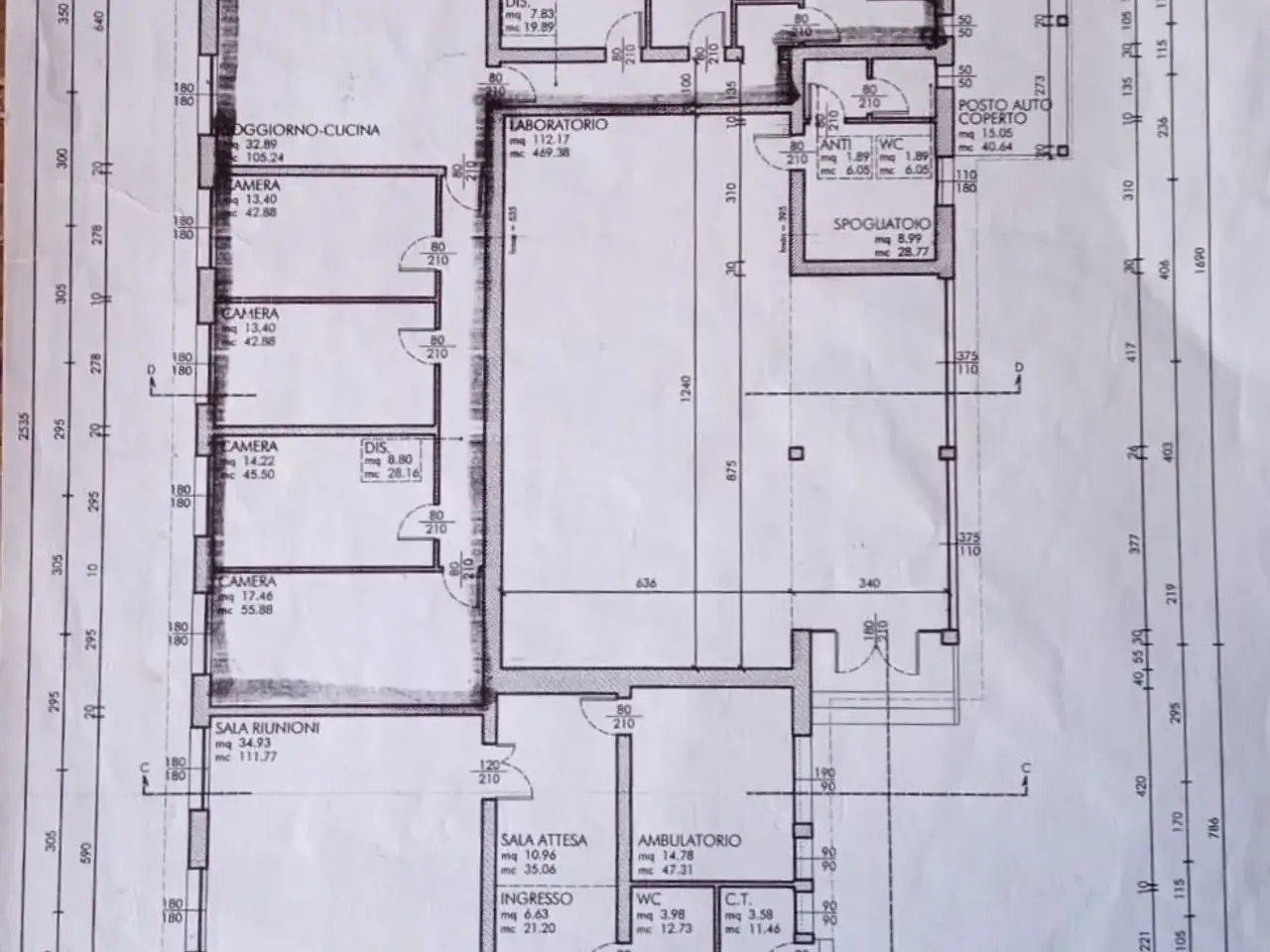Laboratorio in Via Candiana, Bovolenta, {3} - Planimetria 1