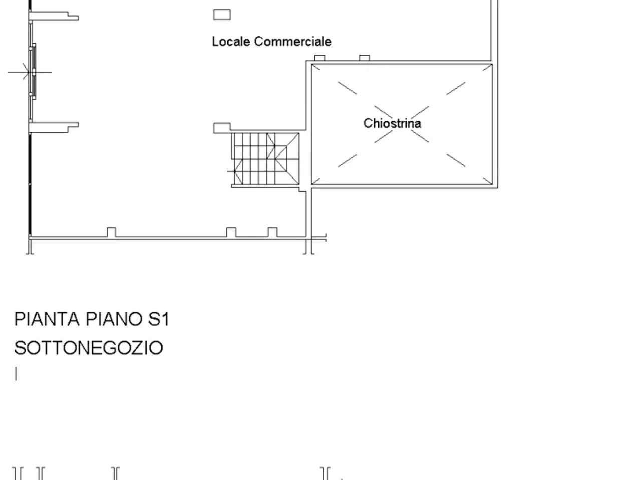 Negozio in Via Giulio Venticinque, Roma, {3} - Planimetria 1