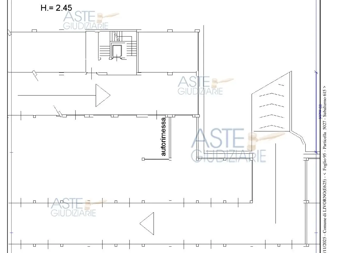 Garage in Via Chiellini, 57125 Livorno LI, Italia 57125, Livorno, {3} - Planimetria 1