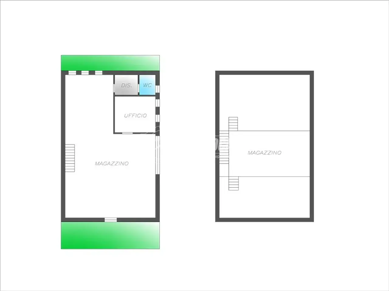 Magazzino in Piazza a. Toscanini, Zinasco Vecchio, Zinasco, {3} - Planimetria 1
