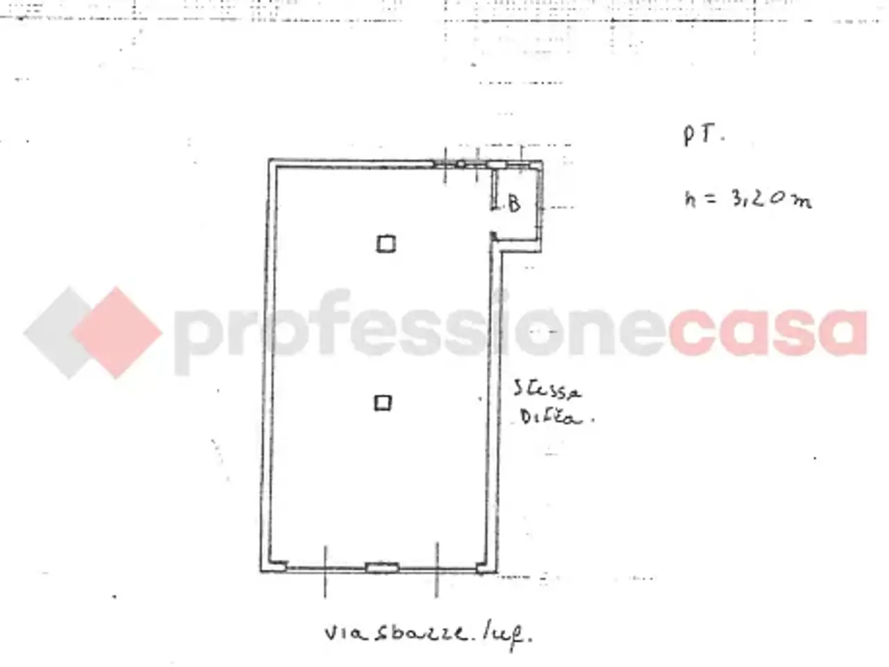 Magazzino in Sbarre Inferiori 202c , Reggio Calabria, {3} - Planimetria 1
