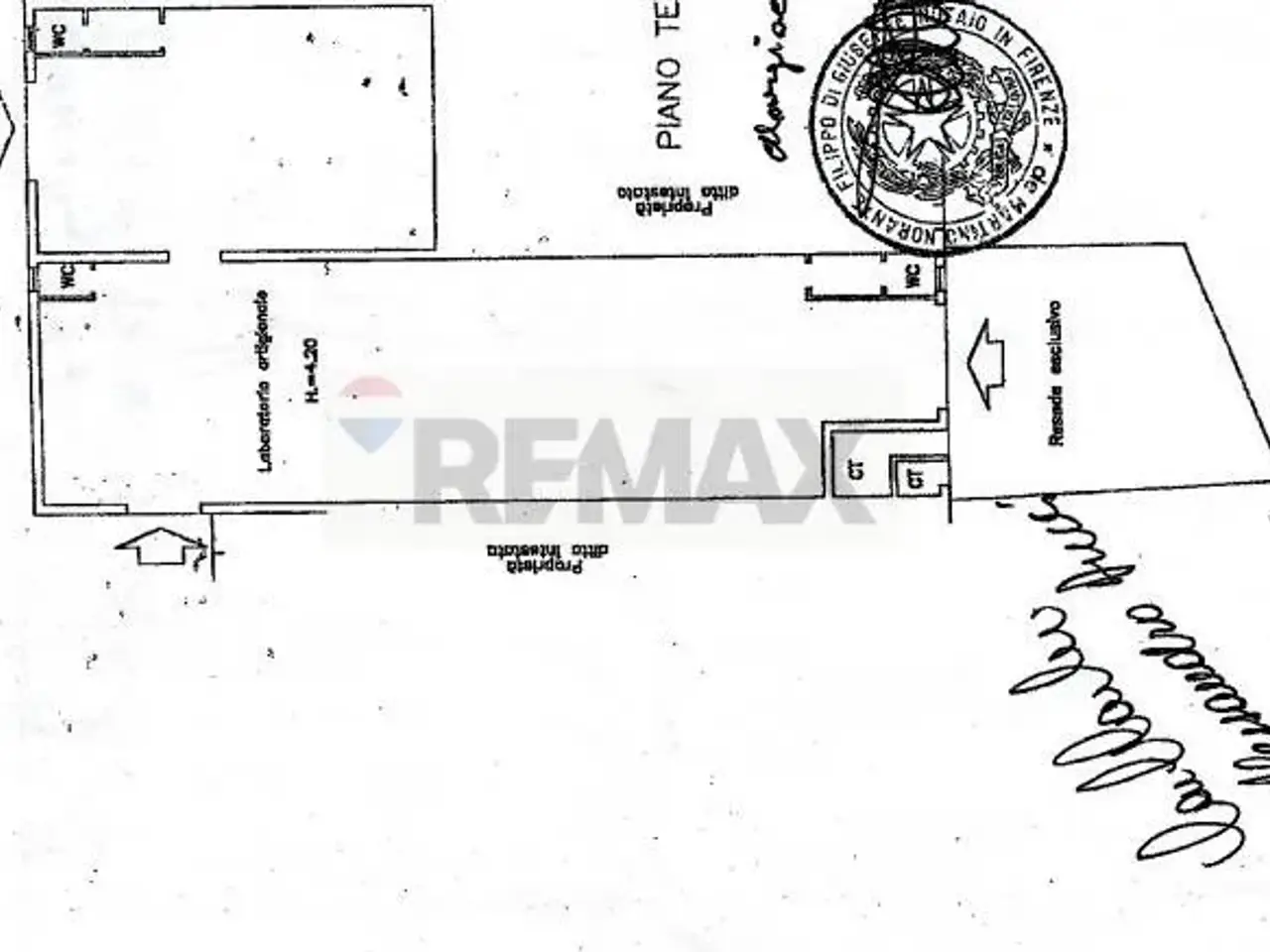 Laboratorio in Piazza Silone 3, Figline e Incisa Valdarno, {3} - Planimetria 1
