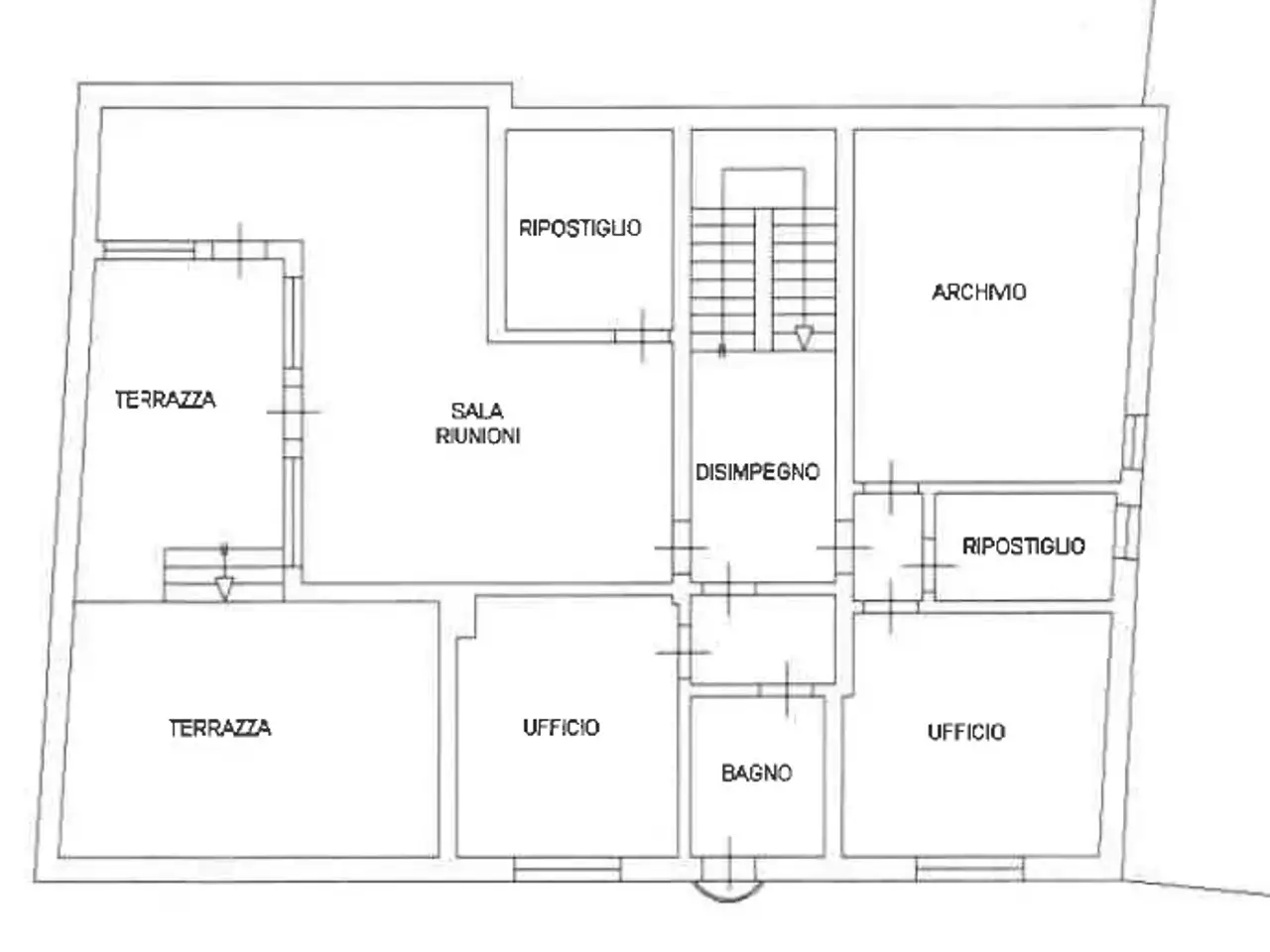 Ufficio in Via Cadorna, Monselice, {3} - Planimetria 1