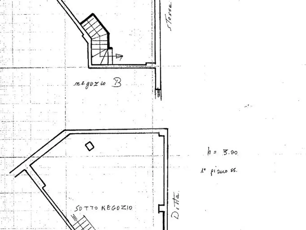 Negozio in Via Adeodato Matricardi 10, Roma, {3} - Planimetria 1