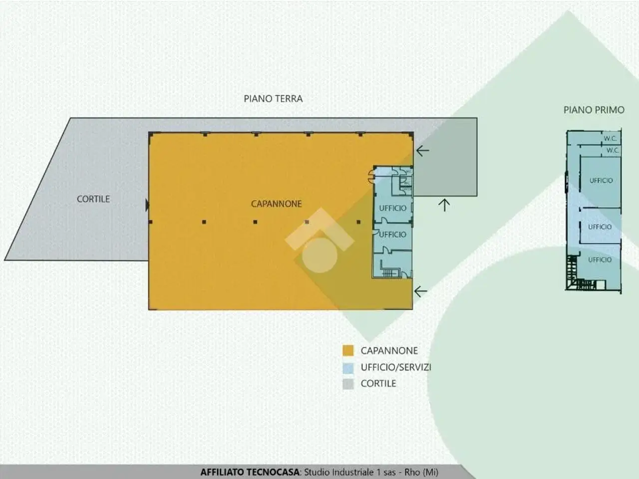 Capannone in Via Achille Grandi, Rho, {3} - Planimetria 1