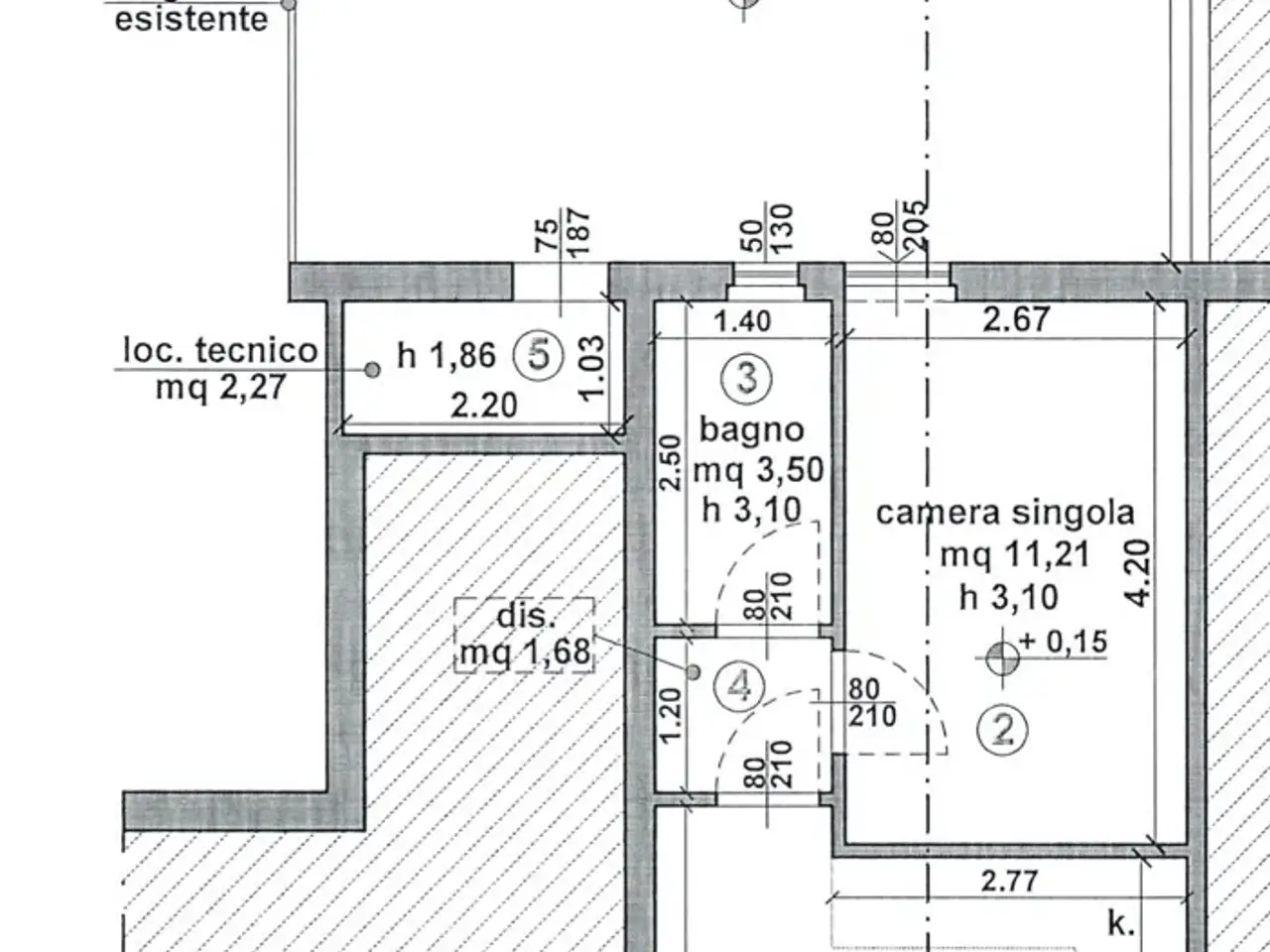 Bilocale, Prato - Planimetria 1