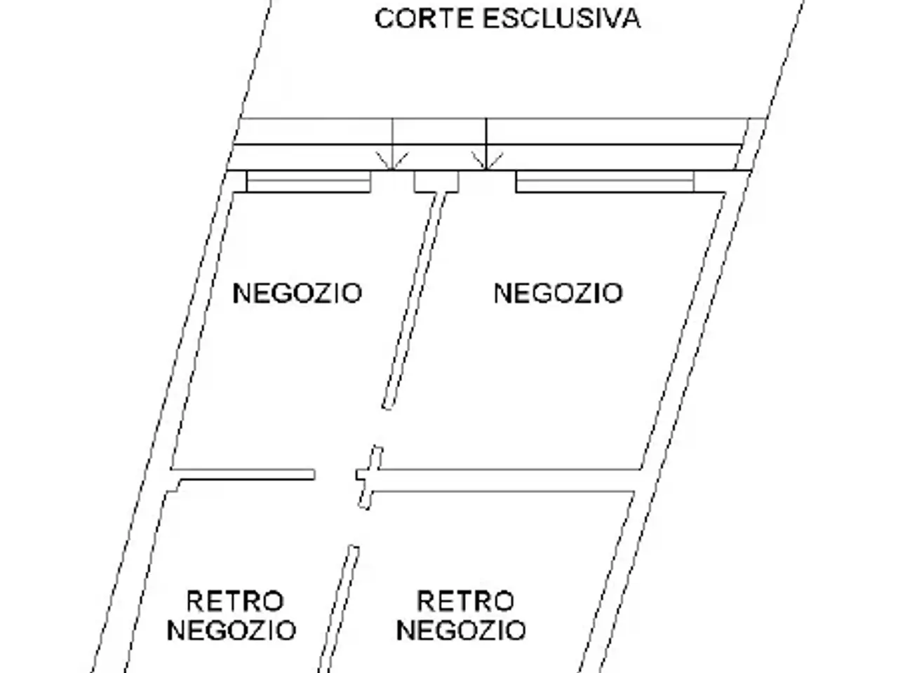 Negozio in Via Roma, Lozzo Atestino, {3} - Planimetria 1