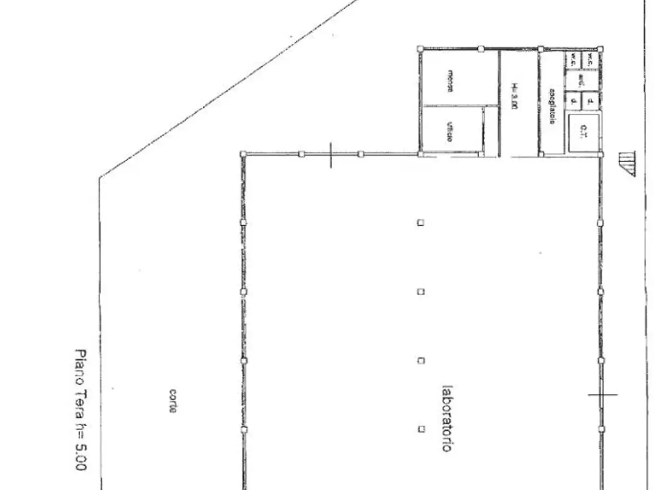 Capannone in Via Rovereta 29, Coriano, {3} - Planimetria 1