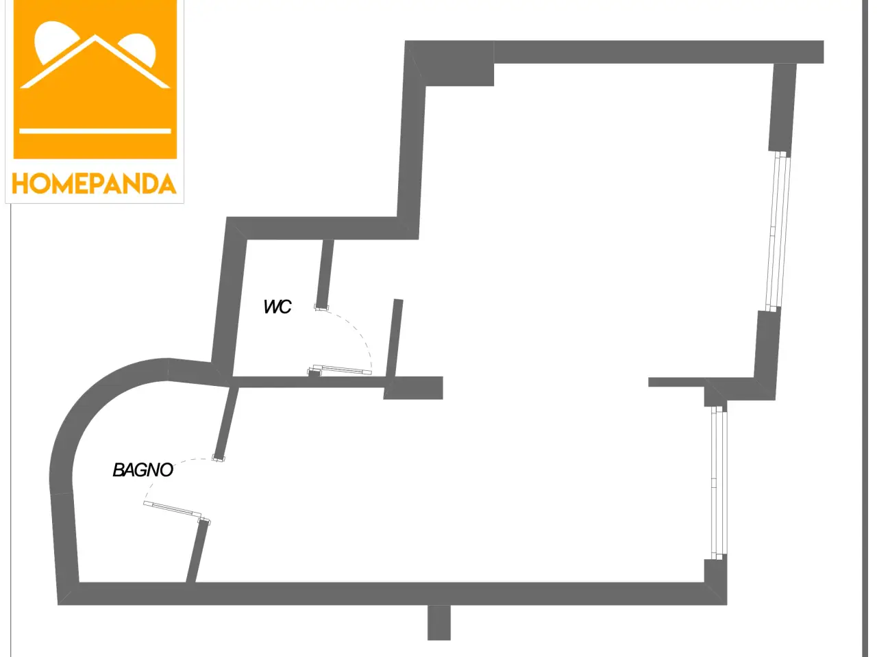 Negozio in Via Monte Faito 41, Napoli, {3} - Planimetria 1