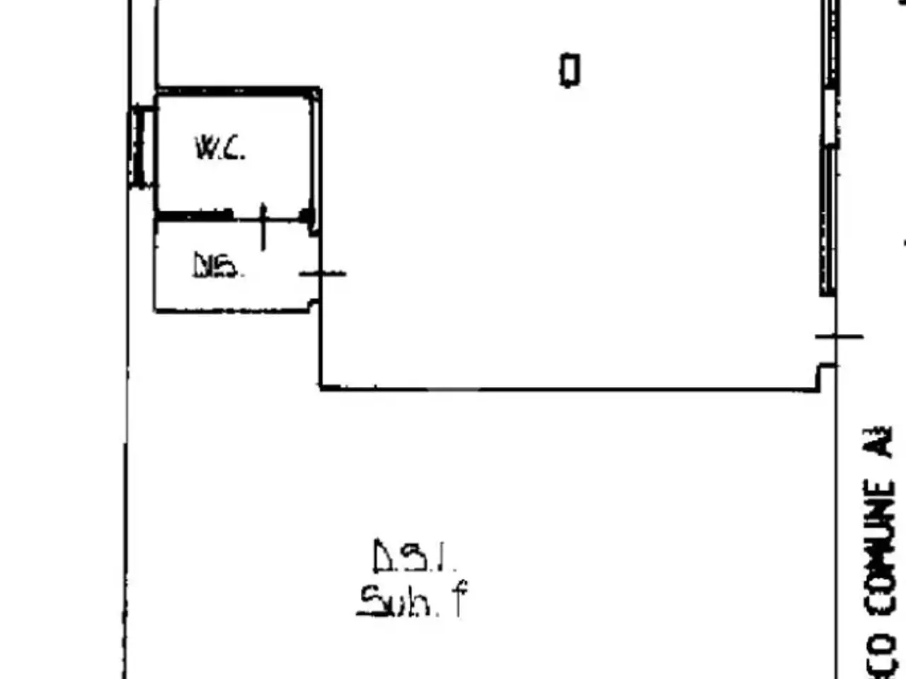 Negozio in Via C. Battisti, Chiuduno, {3} - Planimetria 1
