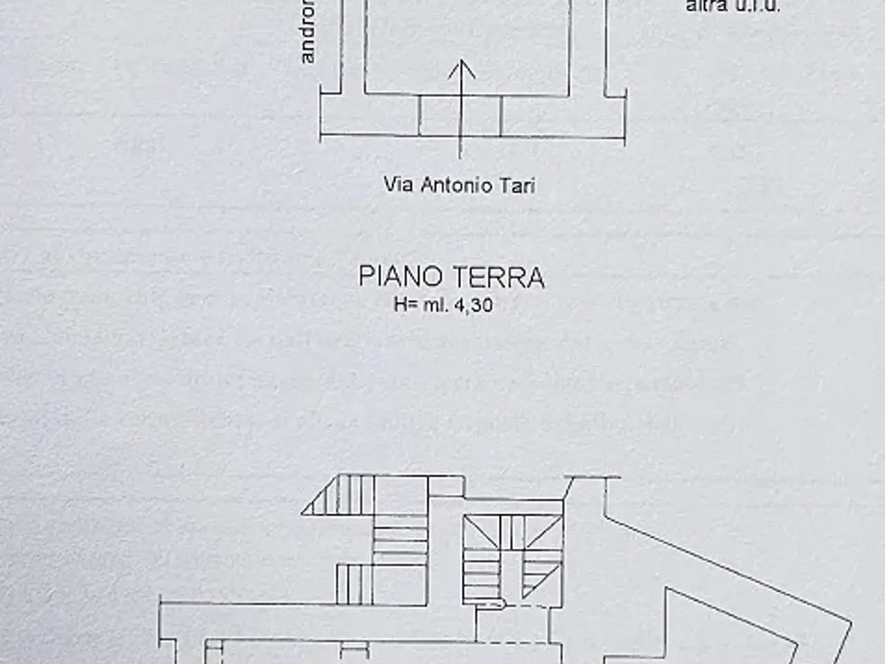 Deposito in Via Antonio Tari, Napoli, {3} - Planimetria 1