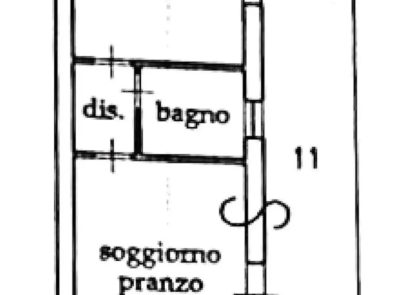 Bilocale in vendita, Via Vittorio Veneto, Resana - Planimetria 1