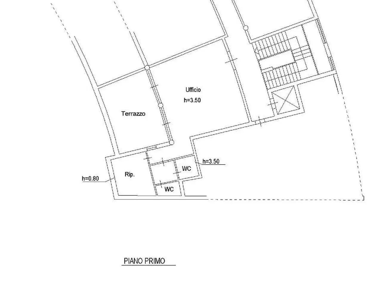 Ufficio in , Cattolica, {3} - Planimetria 1