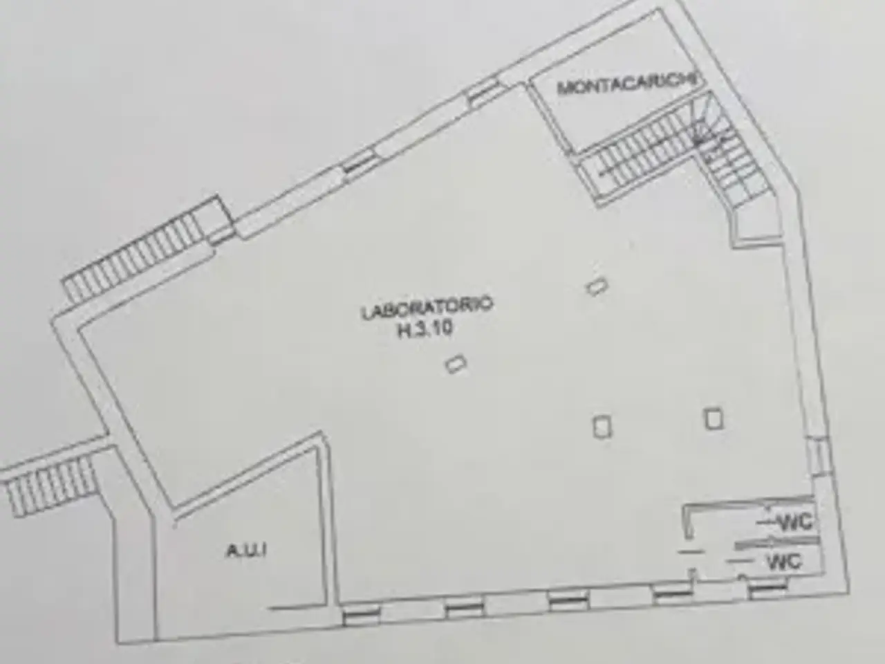 Capannone in Via Cavaliere Pietro Radici, Cazzano Sant'Andrea, {3} - Planimetria 1