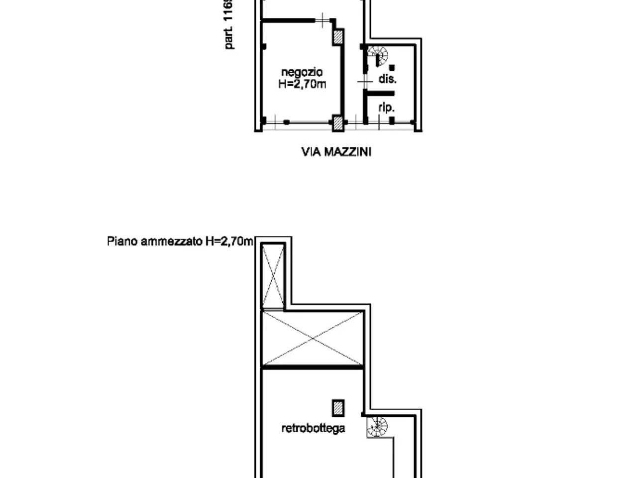 Palazzina commerciale in Via Mazzini 33, Avola, {3} - Planimetria 1