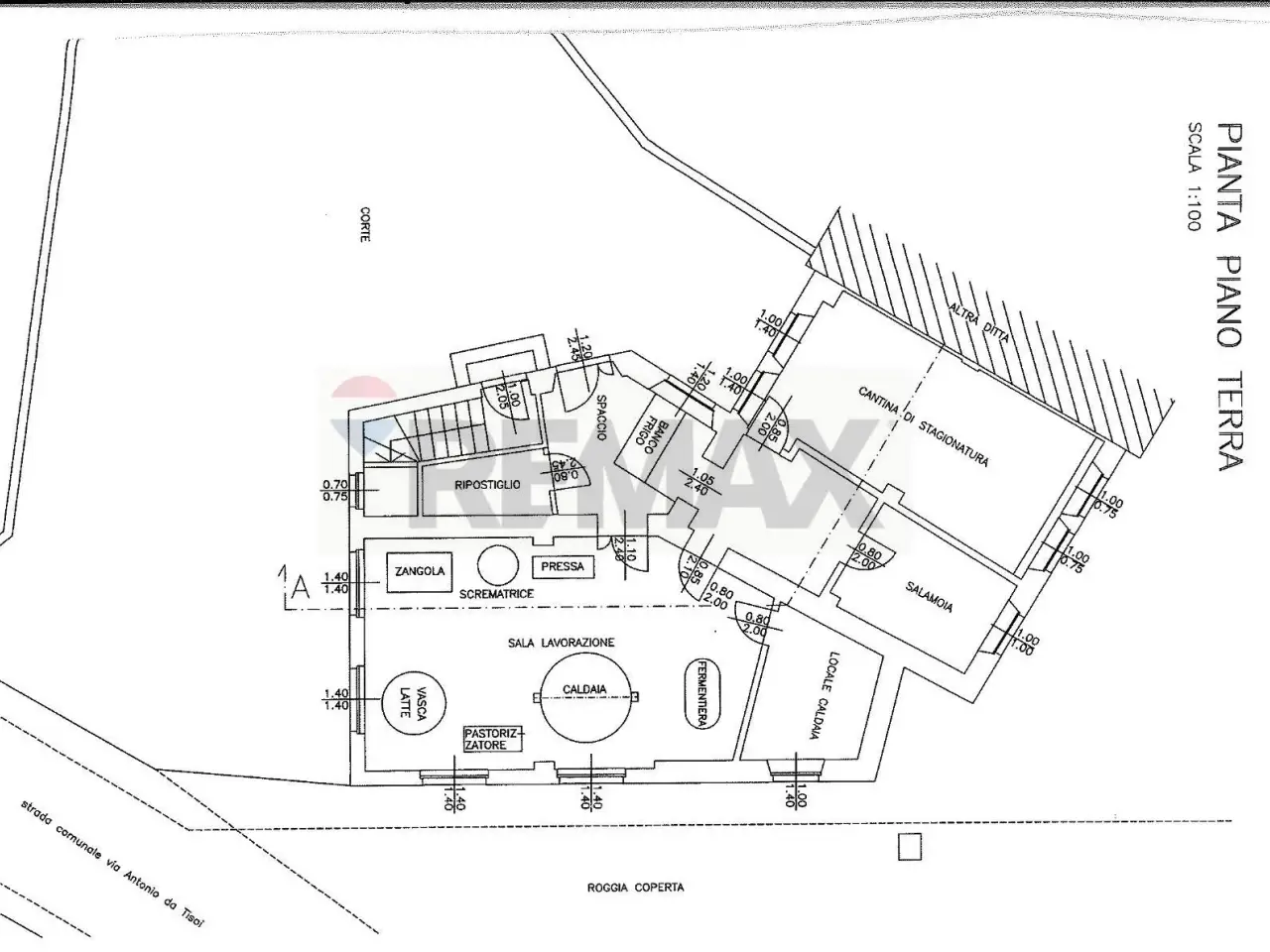 Capannone in Via Rovaia 91, Belluno, {3} - Planimetria 1