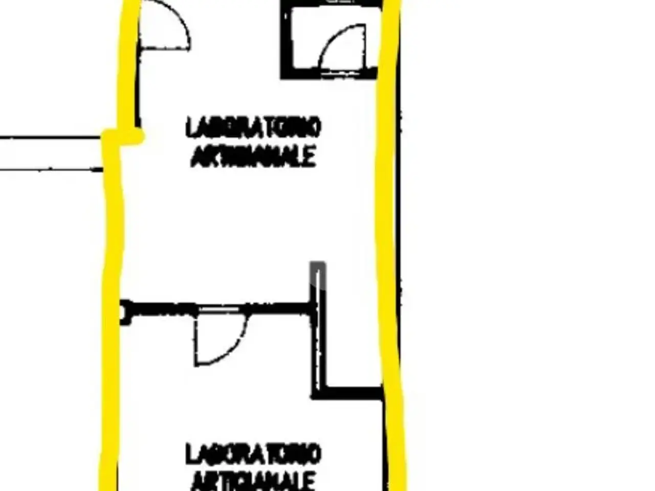 Laboratorio in Via Adua 2, Reggio Emilia, {3} - Planimetria 1