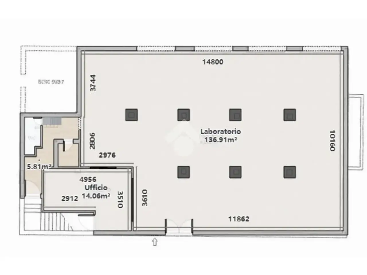Laboratorio in Via Vanoni 79, Sondrio, {3} - Planimetria 1