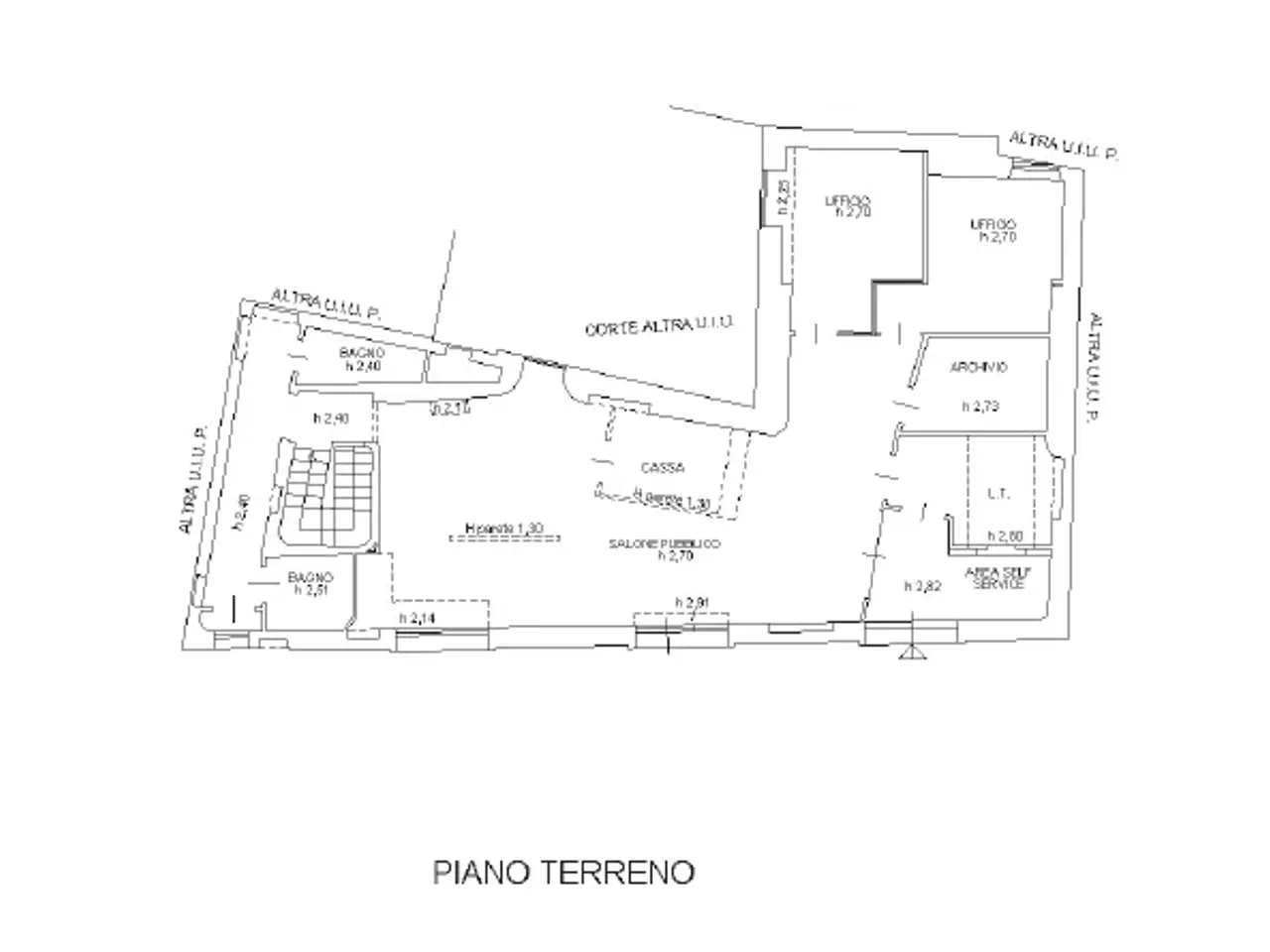 Negozio in Piazza Massimo d'Azeglio, Firenze, {3} - Planimetria 1