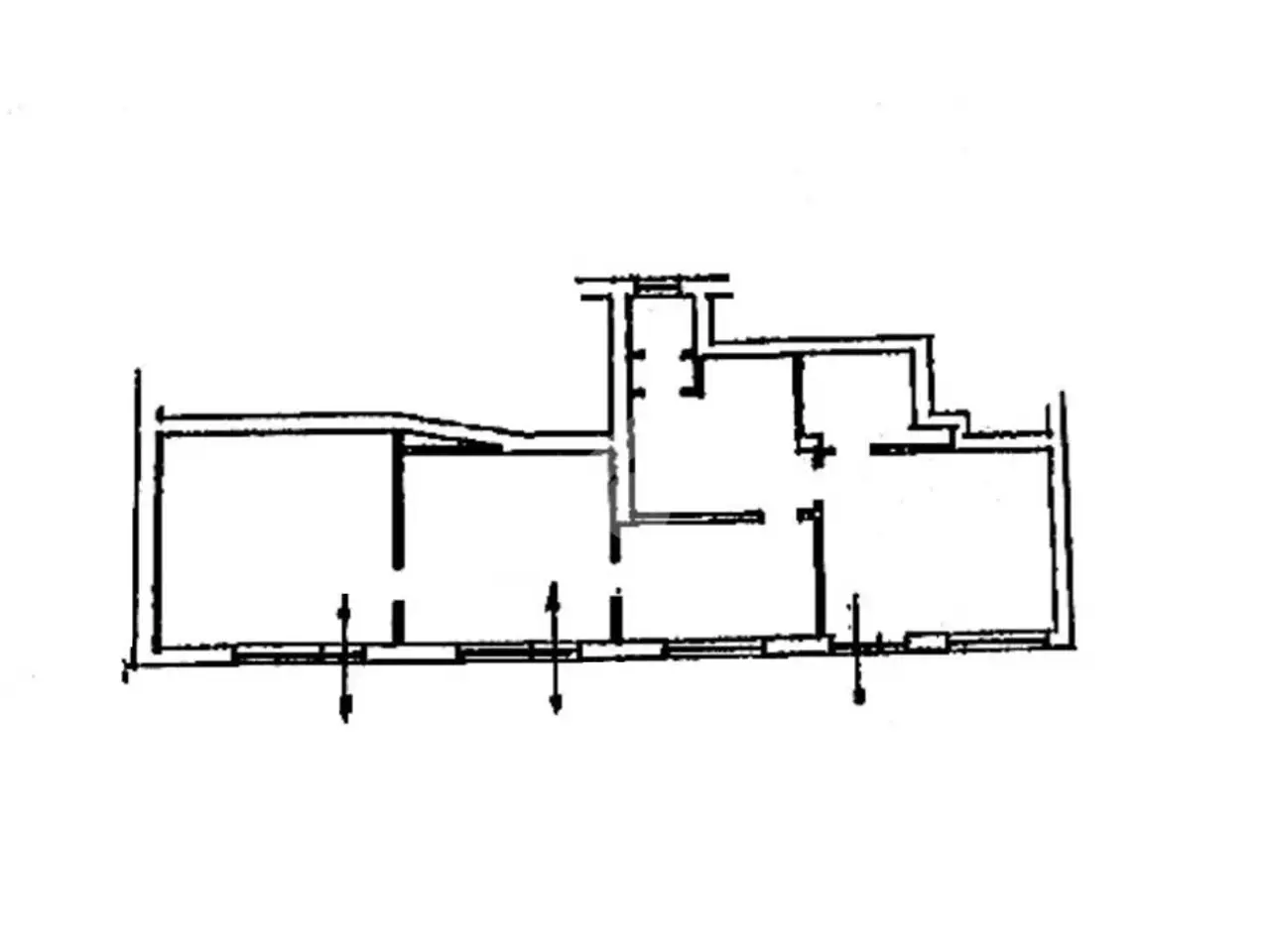 Ufficio in Via Vittorio Veneto 1, Lecco, {3} - Planimetria 1