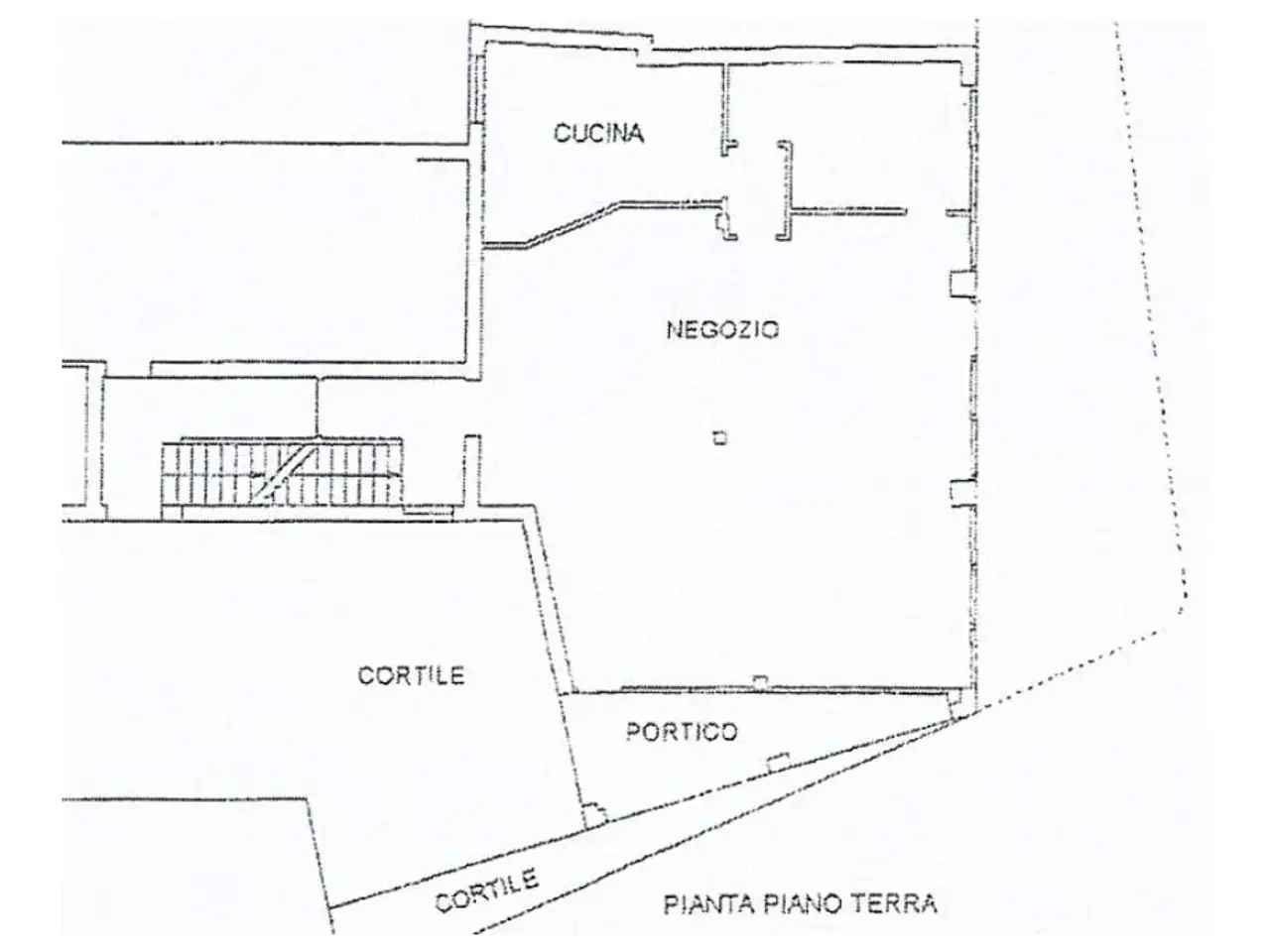 Negozio in Via Melegnano 2, Casaletto Lodigiano, {3} - Planimetria 1