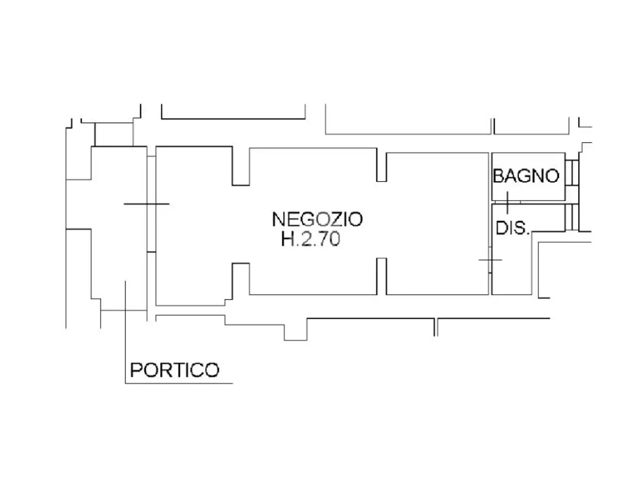 Negozio in Via V. Emanuele 1, Capriolo, {3} - Planimetria 1