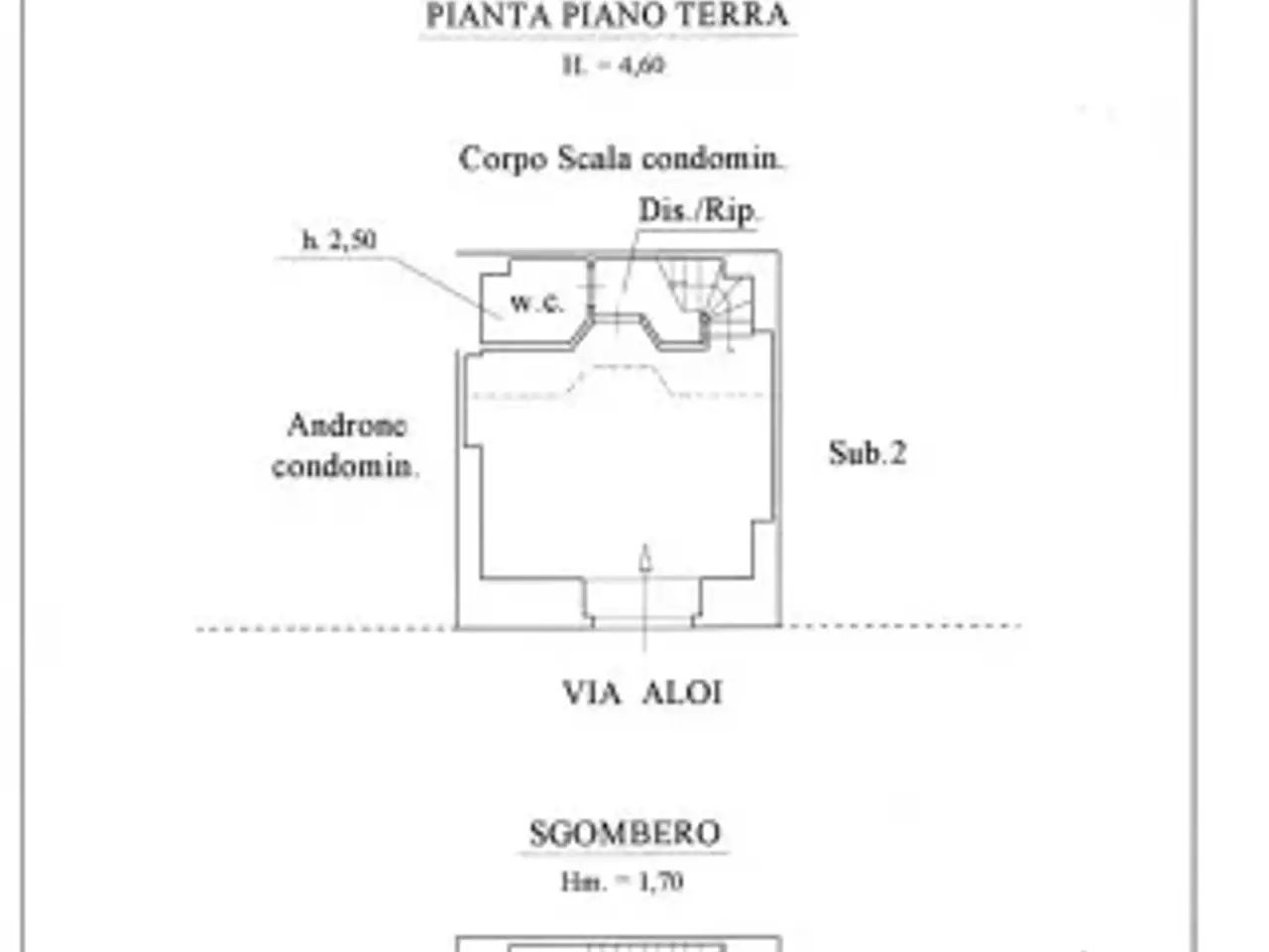 Negozio in Via Aloi 16, Catania, {3} - Planimetria 1