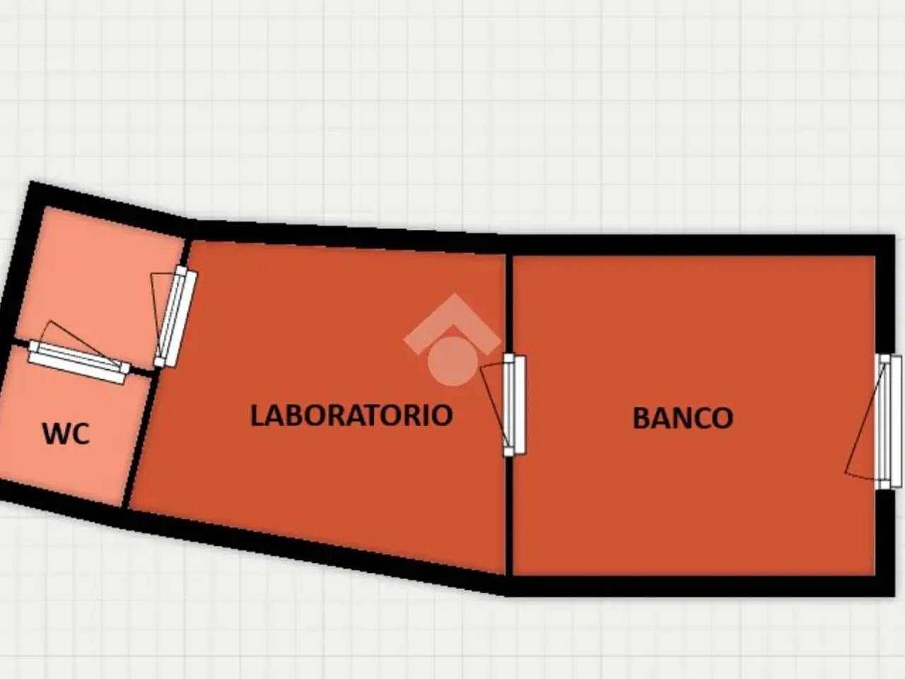 Negozio in Piazza Garibaldi Giuseppe 1, Sondrio, {3} - Planimetria 1