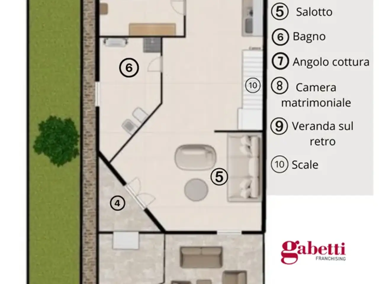 Villa a schiera in vendita, Località Sos Appentos Snc, Siniscola - Planimetria 1