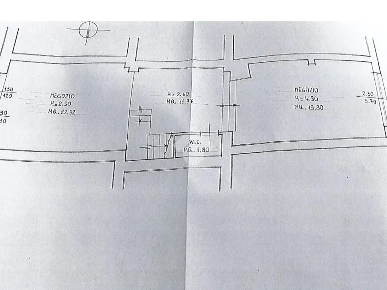 Negozio in Via Luigi Cadorna 9, Brescia, {3} - Planimetria 1