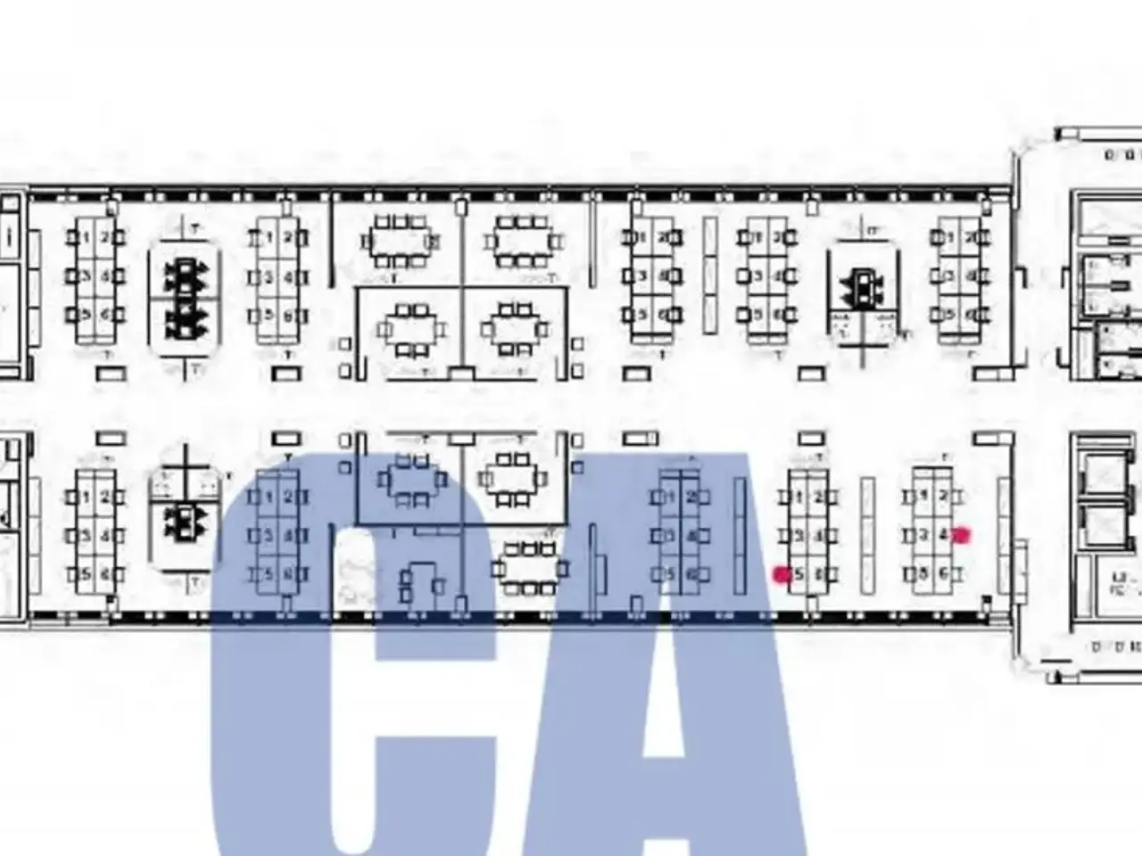Ufficio in Via Emilia, San Donato Milanese, {3} - Planimetria 1