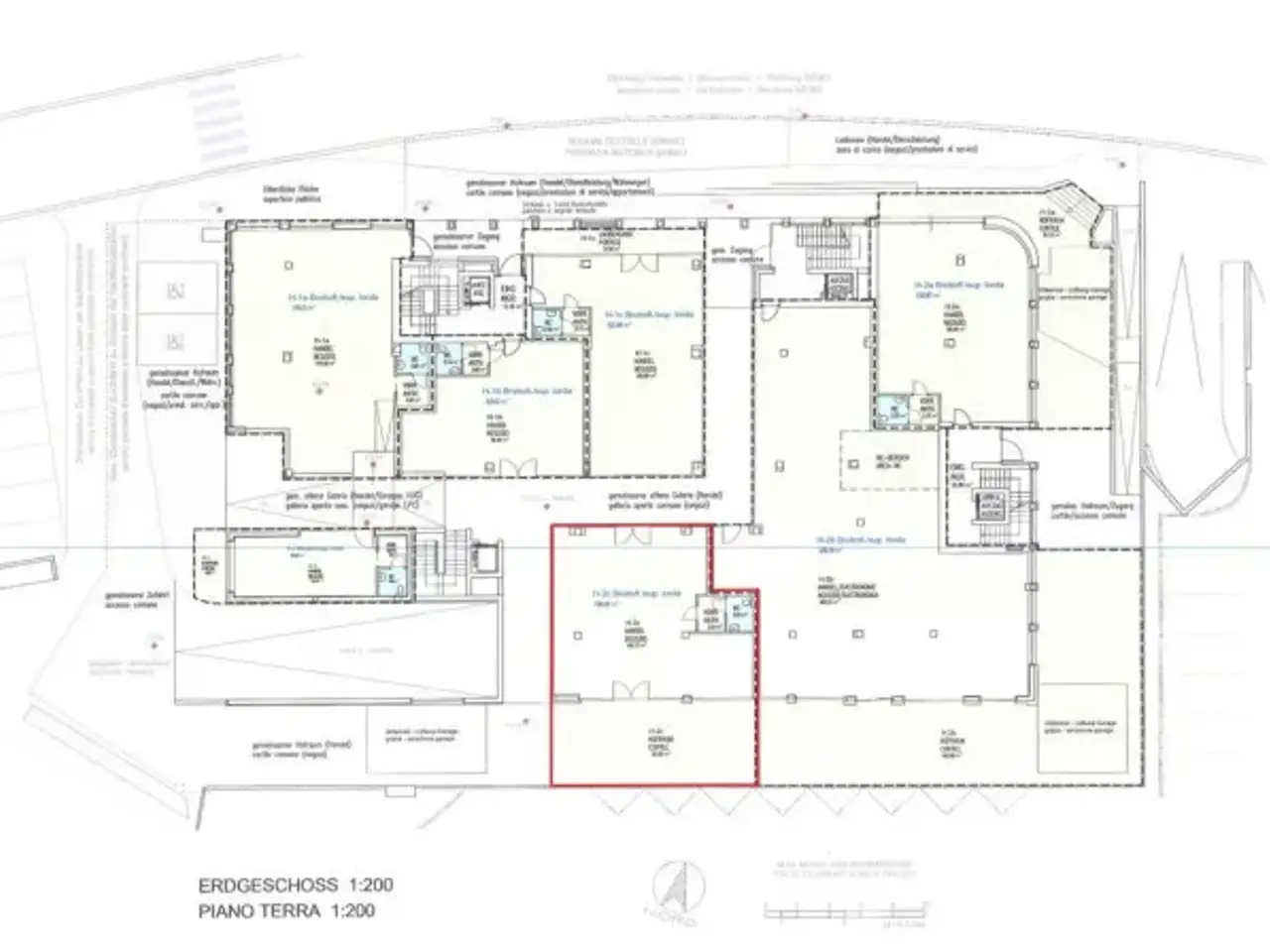 Negozio in Via Bolzano, Lana, {3} - Planimetria 1
