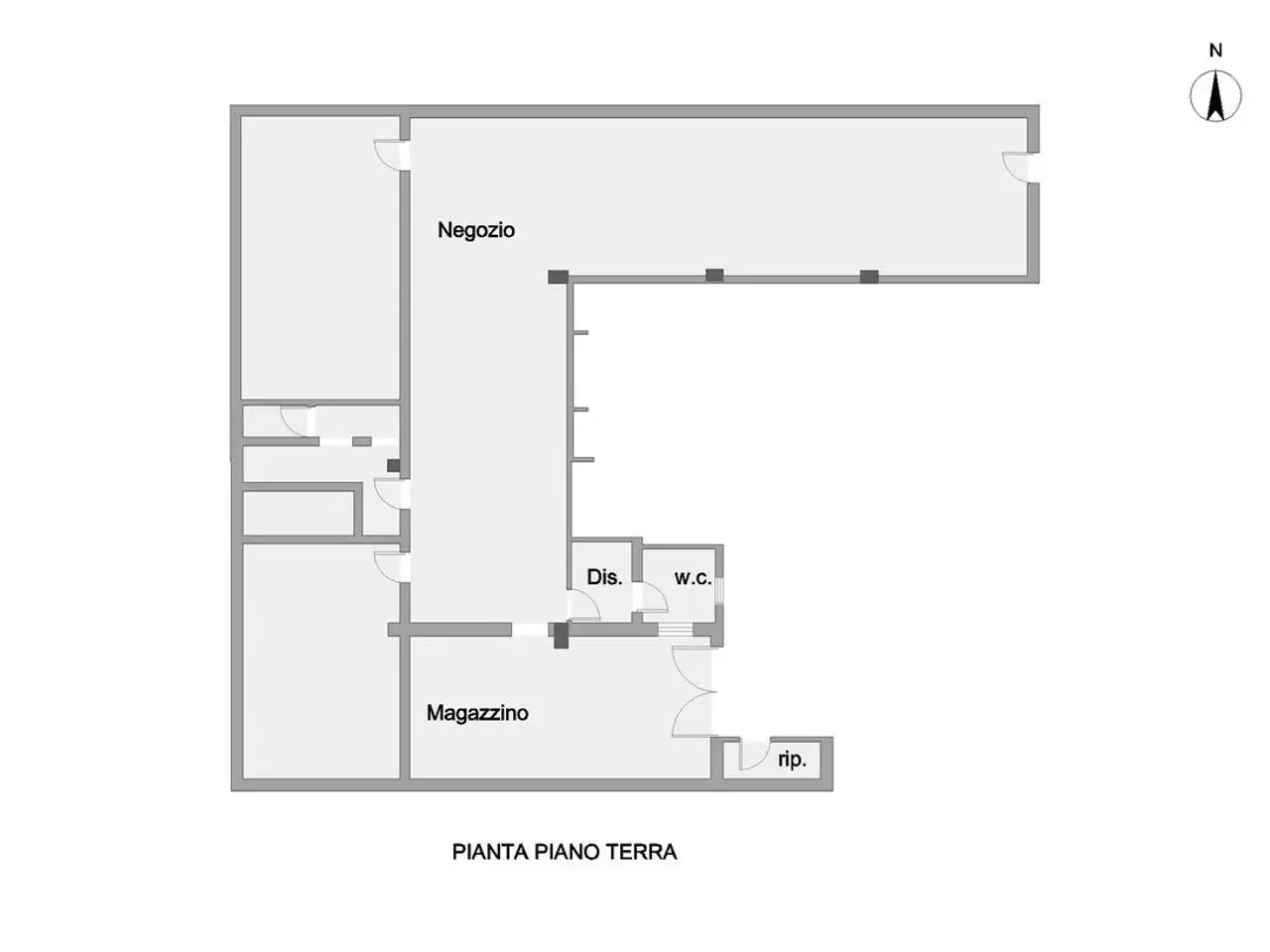 Negozio in Via Trieste 195, Castellalto, {3} - Planimetria 1