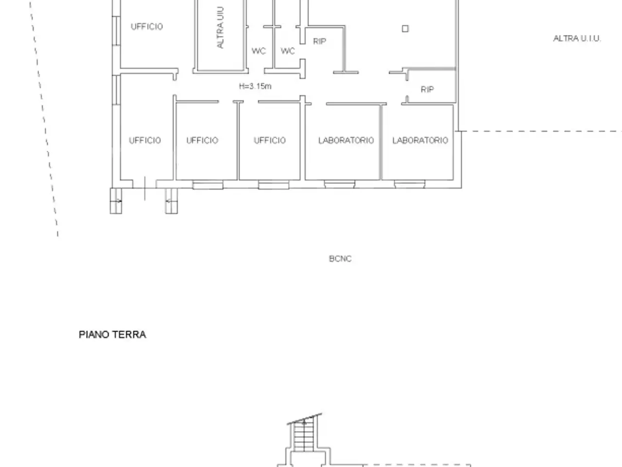 Ufficio in Via Felici 10, Verona, {3} - Planimetria 1