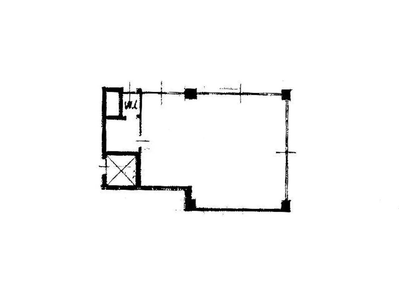Negozio in Via Giulio Crescenzi  63, Bergamo, {3} - Planimetria 1