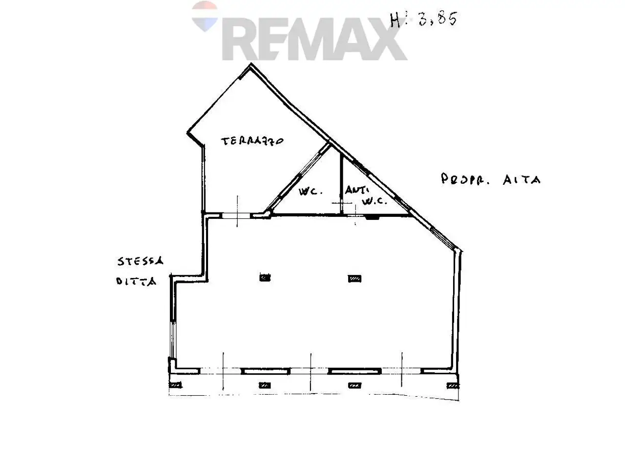 Negozio in Via Loreto Balatelle 181, Acireale, {3} - Planimetria 1