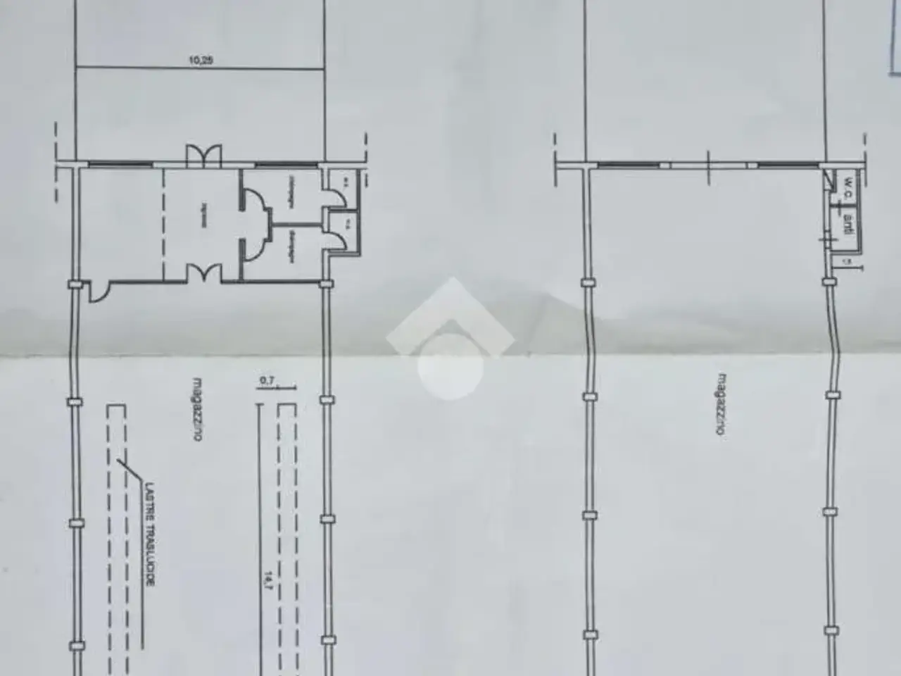 Capannone in Viale Giacomo Leopardi 41, Livorno, {3} - Planimetria 1
