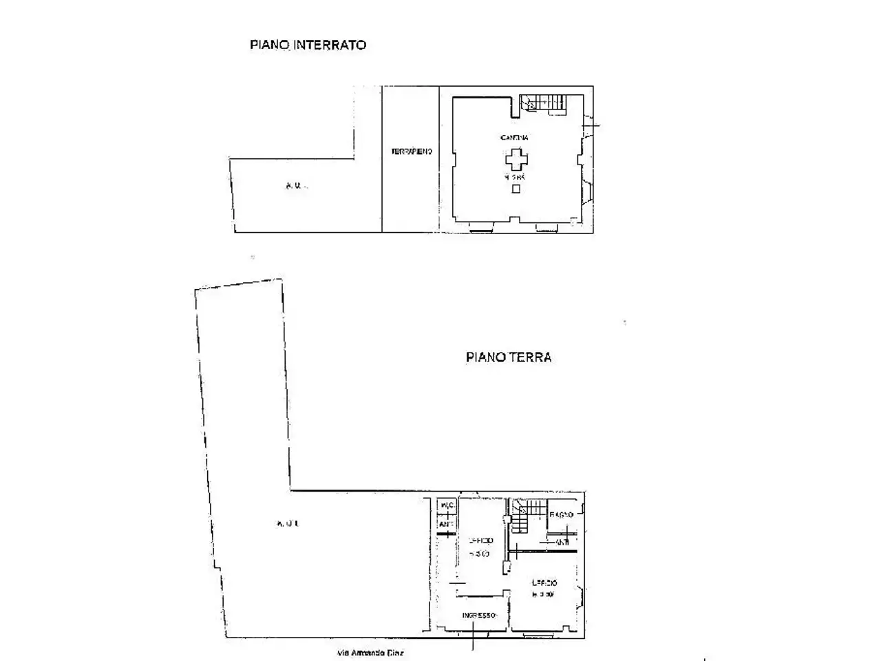 Ufficio in Via Armando Diaz 89, San Zeno Naviglio, {3} - Planimetria 1