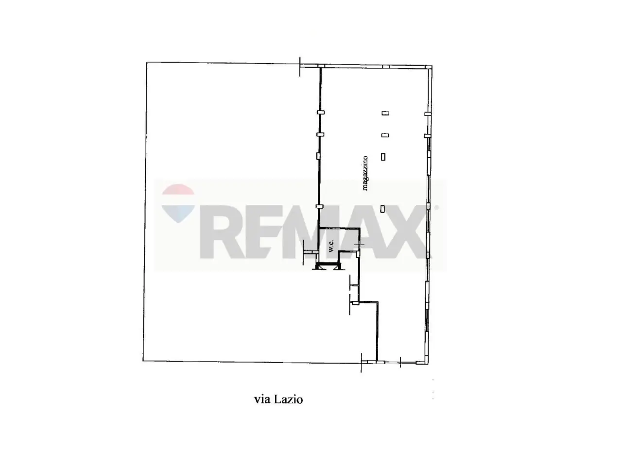Negozio in Via Lazio 26, Capaci, {3} - Planimetria 1