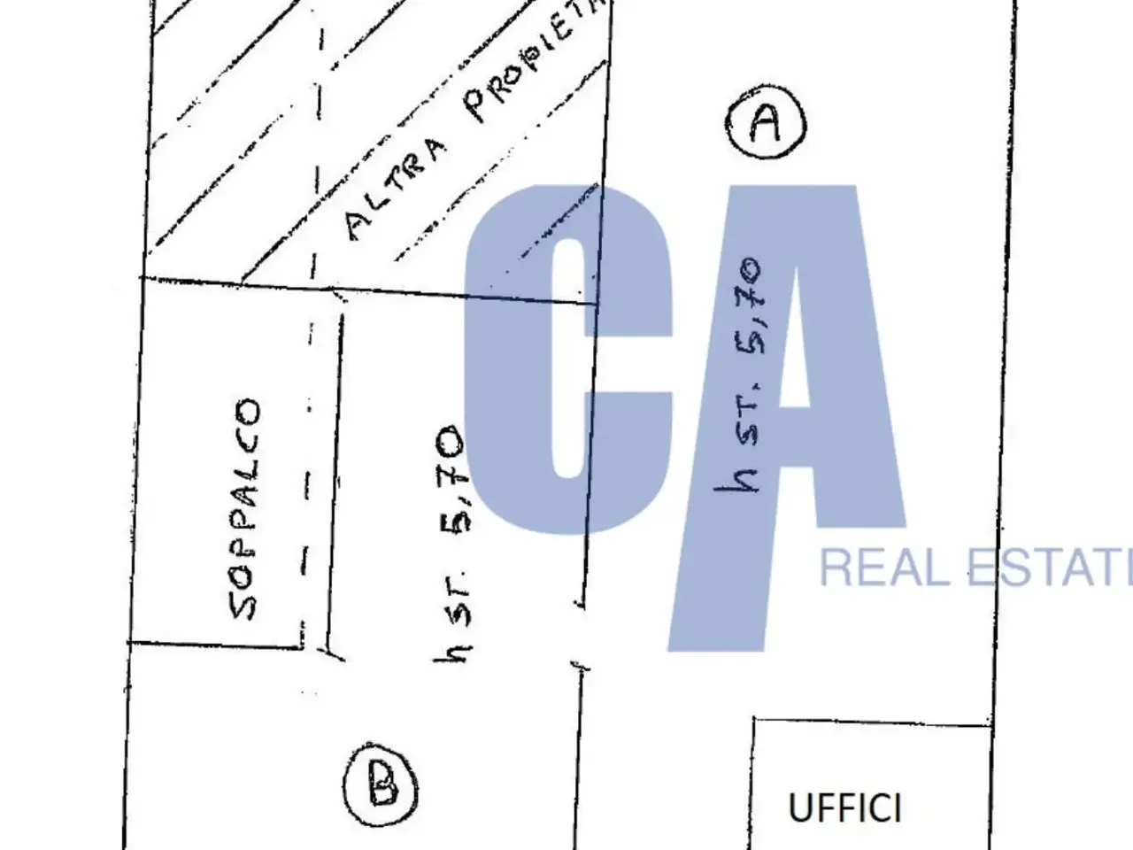 Laboratorio in Via Toscana, Peschiera Borromeo, {3} - Planimetria 1